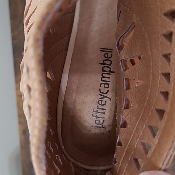 Jeffrey Campbell CORDILLO Nude Lace-Up Heels size 8 - Picture 2 of 10